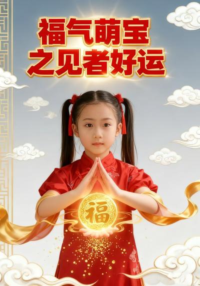 福气萌宝之见者好运}