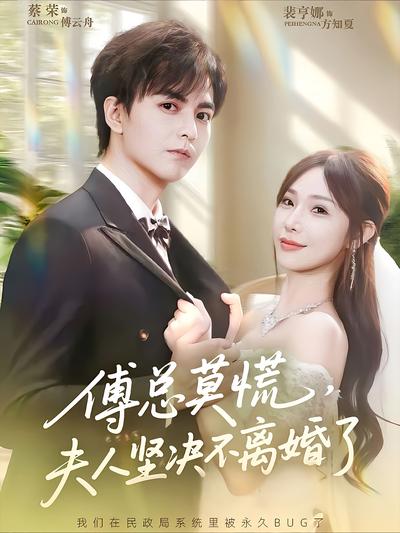 傅总莫慌，夫人坚决不离婚了}