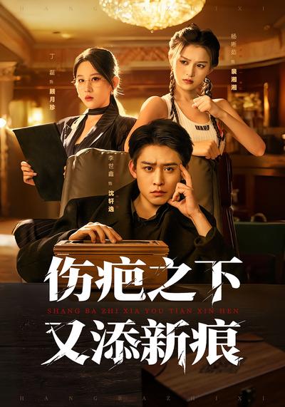 伤疤之下又添新痕}