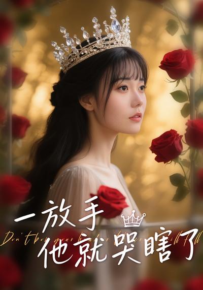 一放手，他就哭瞎了}