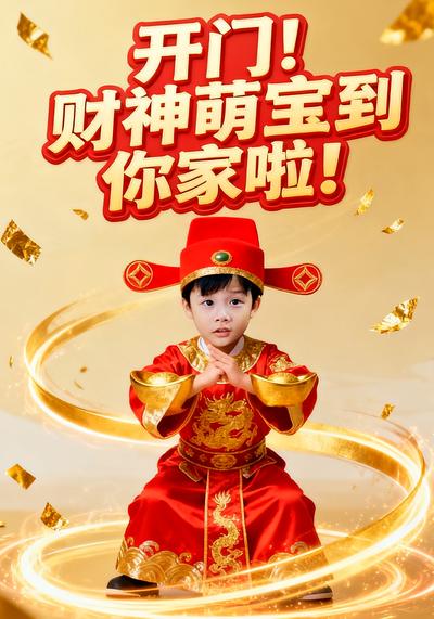 开门！财神萌宝到你家啦！}