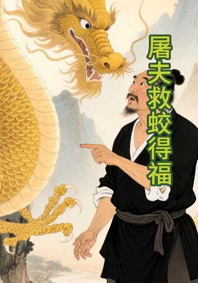 屠夫救蛟得福}