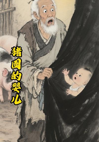 猪圈的婴儿}
