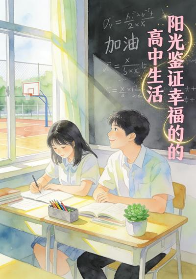 阳光鉴证幸福的高中生活}