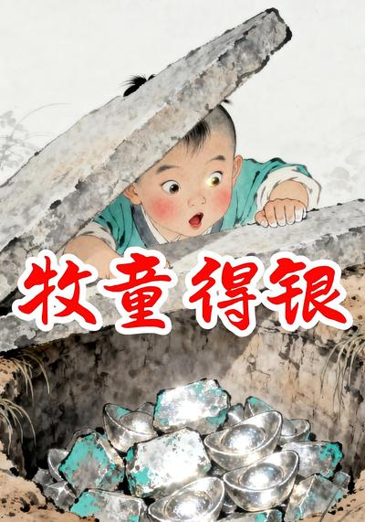 牧童得银}