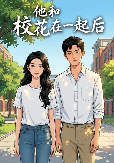 他和校花在一起后}