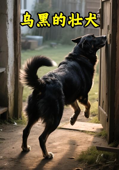 乌黑的壮犬}