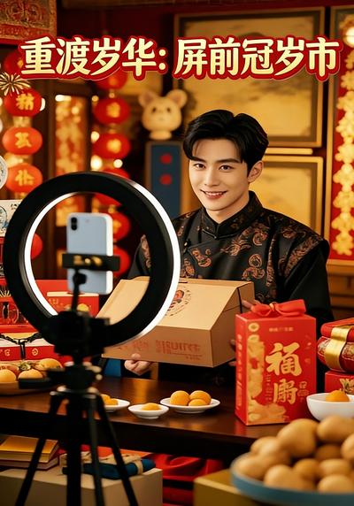 重渡岁华：屏前冠岁市}