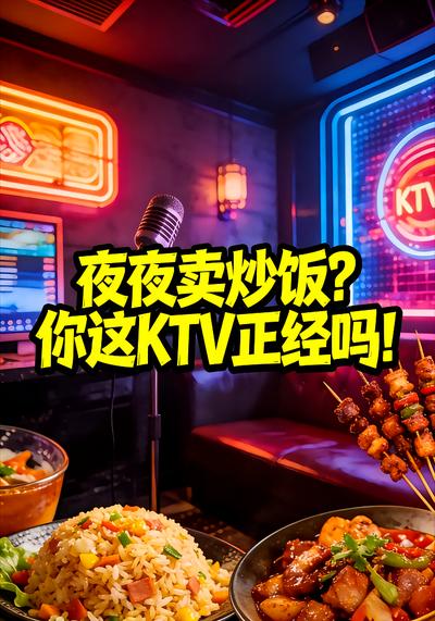 夜夜卖炒饭？你这KTV正经吗！}